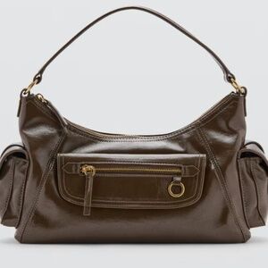 Mango Shoulder Bag with Pockets
